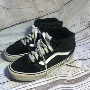 Vans High Black and White